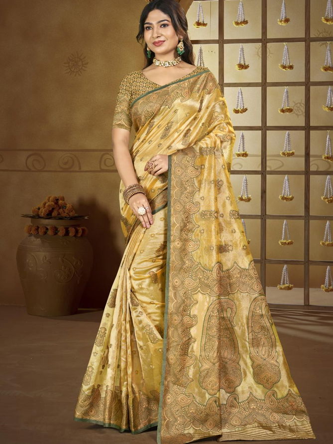 Cindrella Vol 5 By Bunawat Silk Wedding Wear Saree Suppliers In India